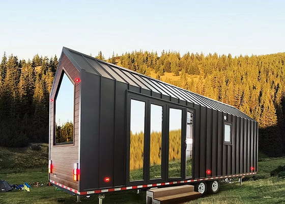 US / AS Modular Prefabricated Prefab Tiny House On Wheels With Bathroom