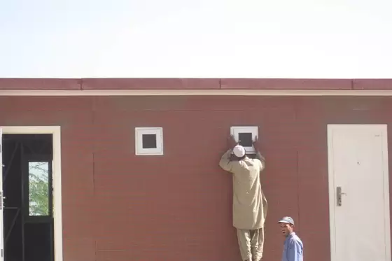 Light Gauge Steel Frame Prefab Metal Buildings Bungalow House Multi Family Home