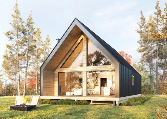 Promotion Airbnb China Triangular Roof Prefabricated House Modular Cabin Tiny Homes