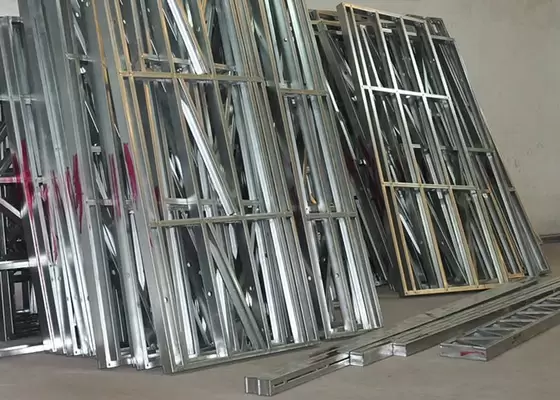 Metal Car Sheds steel sheet cladding Light Steel Frame Mobile Car Garage