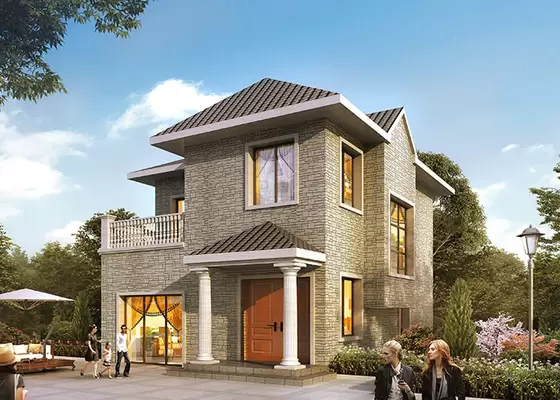 As / Nzs Wooden Log Houses Light Steel Roof Truss Prefab Bungalow Homes