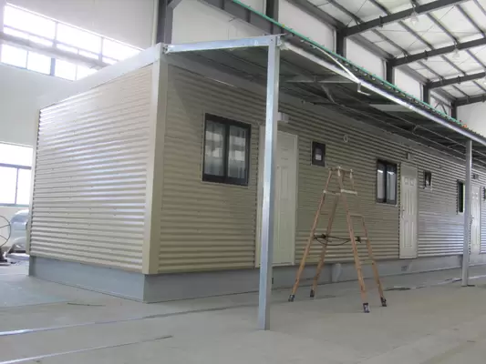 Light Steel Fully Decorated Finished Bunk Prefabricated House/ Yellow Contemporary Modular Homes