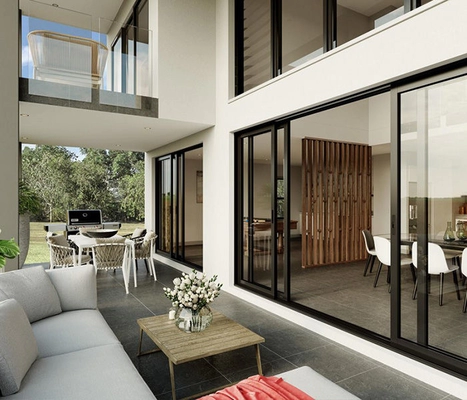 AS / NZS / USA Light Steel Frame House Prefabricated House Kits Prefab Houses