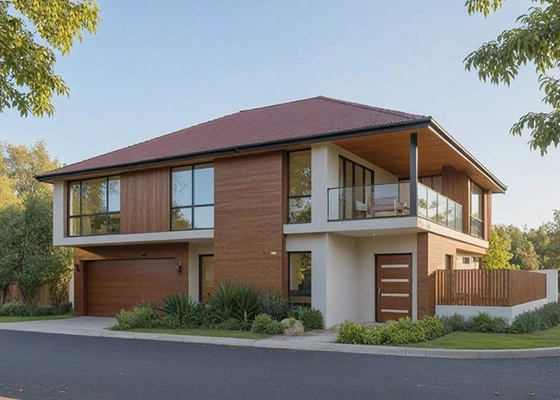 Luxury Prefab Houses 2 Storey  Design Waterproof With 3 Bedrooms