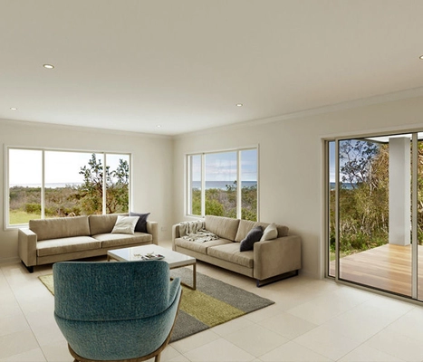 American Style 1-2 Story Prefab Single Family Home Customizable Modular Design Luxury Villa