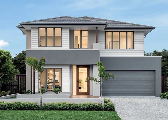 ICC EN-1090 Prefabricated House Modern Luxury Villa Kits With Light Gauge Steel