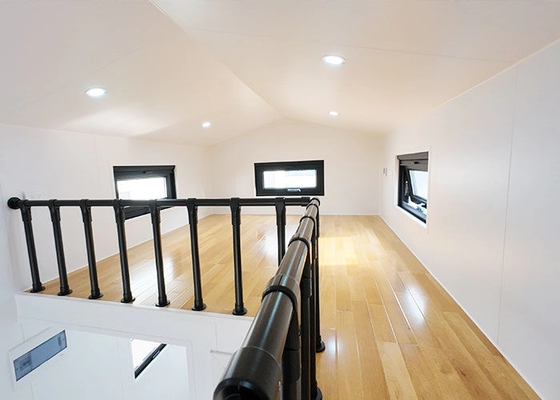 Expandable Mobile Tiny House On Wheels Prefab 2 Bedroom Cabin Ready Made Container