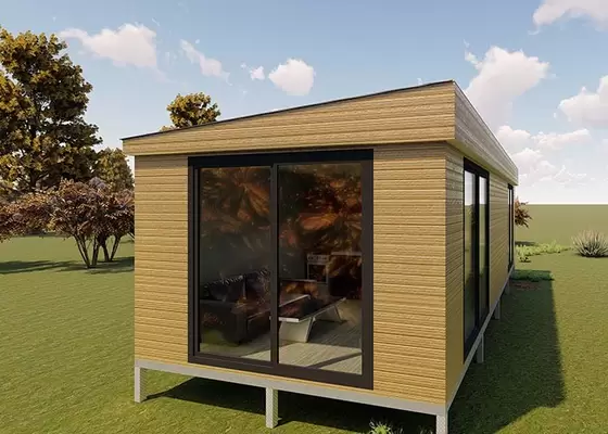 Modular Light Gauge Steel Frame Prefabricated Bungalow , Cheap Earthquake Prefab