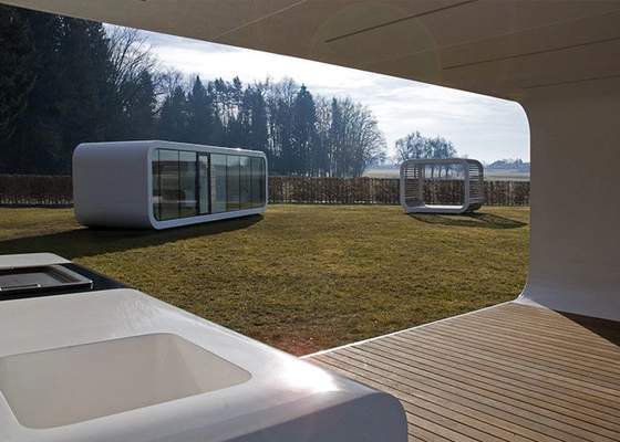 Wood Assembled Houses Portable Cabins Modular Cottages With Light Steel Frame