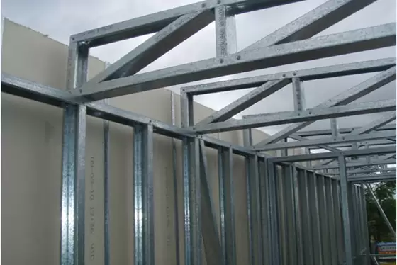 Prefabricated Light Steel Frame Houses / Hurricane Resistant Prefab House