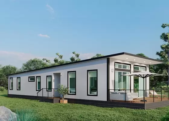ICC EN-1090 Light Frame Prefab Steel Mobile House Villa Kits Wooden Bungalows