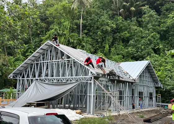 American Standard Single-Family Home Prefab Luxury Light Steel Frame House Modular