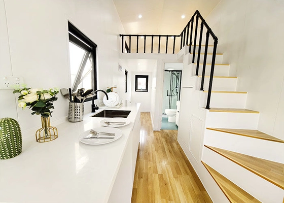 40 Ft Tiny House On Wheels DEEPBLUE Tiny House Company Prefab Movable House