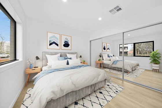 Stylish Townhouses Prefabricated Light Gauge Steel Frame Homes AS4600