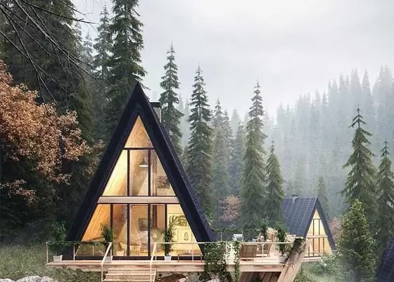 Australia Standard Design Prefab Garden Studio For Work And Holiday， Light Gauge Steel Framed Structures