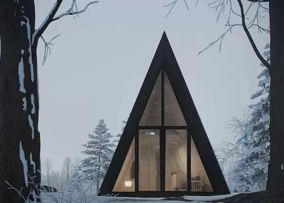 Prefab Hotel Unit Light Steel Space A Frame Tiny Building Kitset Homes Nz