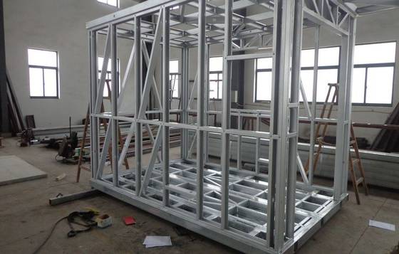 Modern Granny Flat Roof Prefabricated House, Pre-Built Homes Fireproof Mobile Home