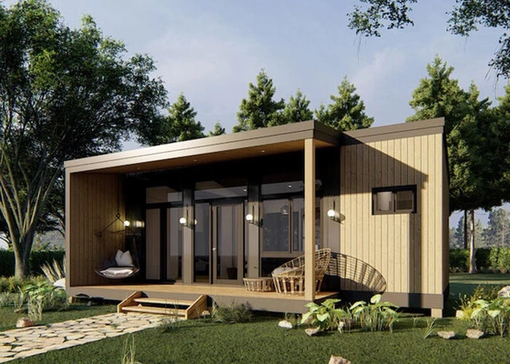 UK Prefab Garden Studio With Light Steel Frame Cabin Granny Flat Hosue Kits