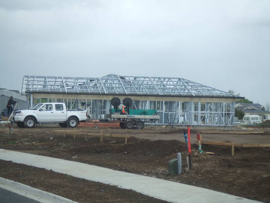 Durable Prefabricated House , Professional design of  light Steel Frame Houses