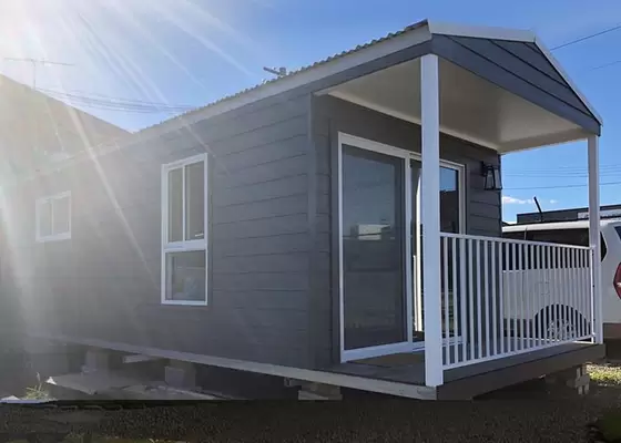 Ceramic Tile Prefab House Mobile House Light Metal Frames​ 3450mm