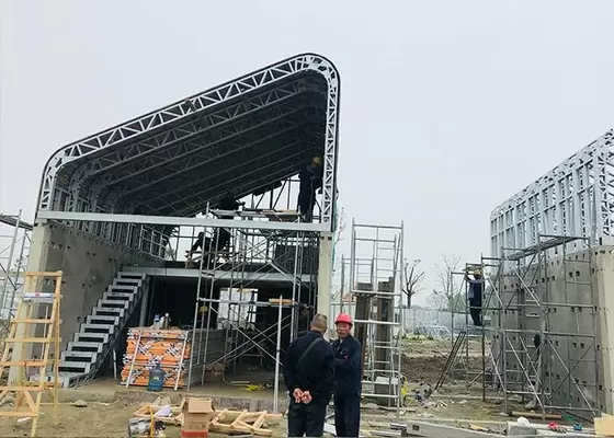 Modern Design Prefab Light Steel Garden Studio For Holiday Steel Home Kits Resort Hotel Custom House