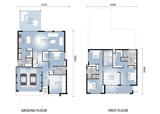 Luxury Prefab House Prefabricated Modern Villa With 4 Bedrooms And 3 Bathrooms