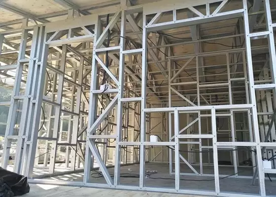 Two Story Steel Structure House Modular Light Steel Structure Prefab Villa