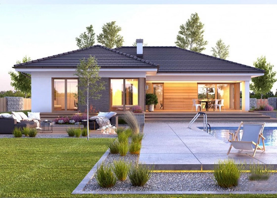 Luxury Steel Frame Home Graz House Prefab House Modular Home Villa Steel House Kits