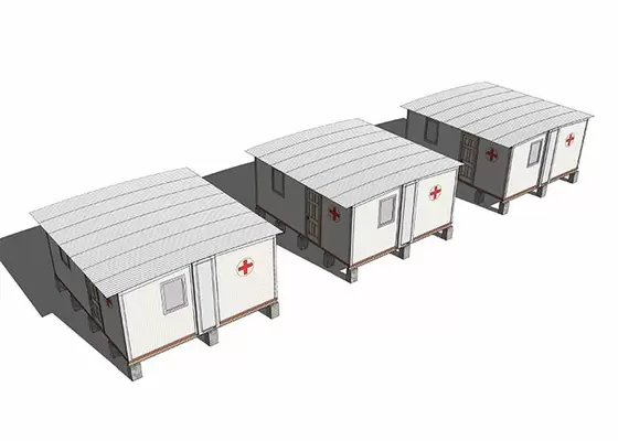 Prefab Modular House Mobile Field Hospital Shelter Emergency Housing For Disaster Area