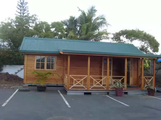 Wooden Sound-Proof Decorate Prefab House Bungalow Resort Australia Standard Luxury Villa