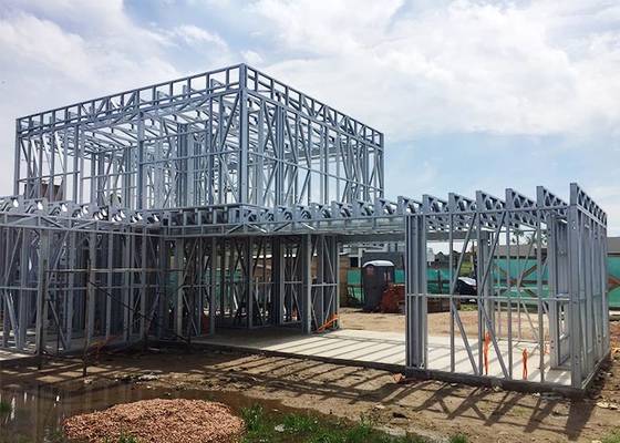 ICC EN-1090 Prefabricated Home Kit With Light Steel Frame New Modular Homes For Sale