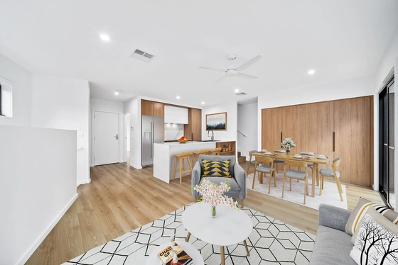 Affordable Townhouses Light Steel Framed Prefab Homes For Sale Under 100k