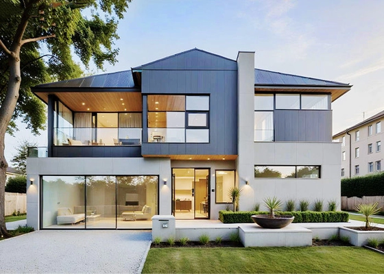 ICC-ES Luxury 3 Bedroom Villa Prefab Light Gauge Steel House Container Houses