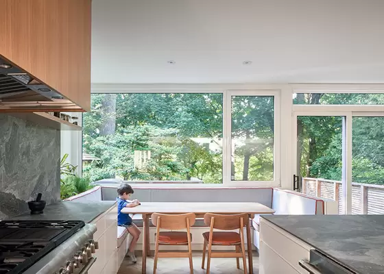 Prefab House With Large Windows | Modular Light Steel Frame Kit Home