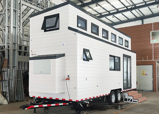 Prefab Tiny House On Wheels With 1 Bedroom And Bathroom Ready To Ship