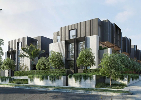 Energy Saving Affordable Modular Homes Prefab House Steel Structure Villa Town House