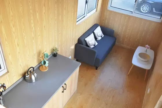 Mountaineer Tiny Home with Rooftop Deck the best tiny homes airbnb in light gauge steel framing system