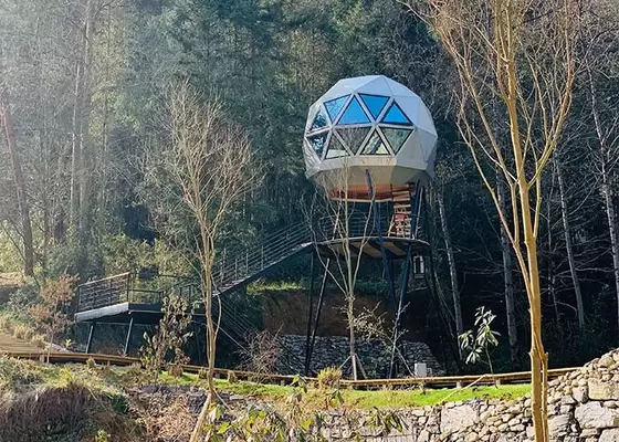 Prefab Garden Studio Dome Home Green Dome Geo Dome Affordable Dome For Sale
