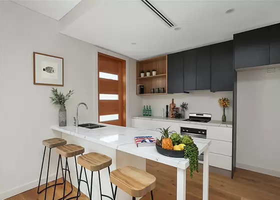 ICC EN-1090  Light Steel Prefabricated 2-Storey Luxury Villa Houses With Washbasin , Shower