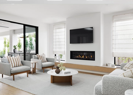 AS / NZS Light Steel Prefabricated Luxury Villas Modern Prefab Bungalow Homes