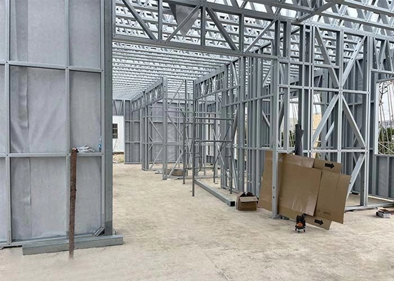 Prefabricated Modular Home Prefab Wooden Bungalow With Light Steel Frame