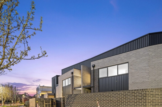 Stylish Townhouses Prefabricated Light Gauge Steel Frame Homes AS4600