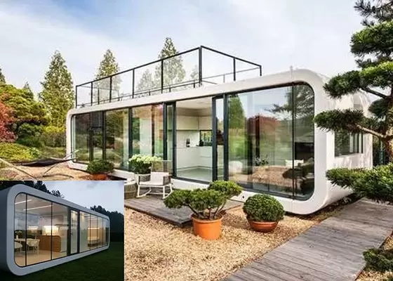 Light Gauge Steel Frame Prefab Houses One Floor Kit Home Holiday Cabins for Resort Hotel