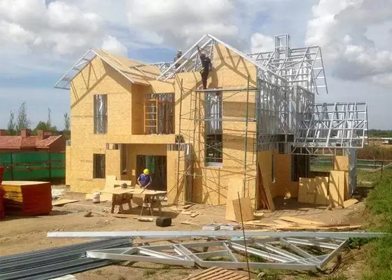 AS/NZS/USA Prefab Villa Light Steel House Earthquake Proof With Natural Lighting