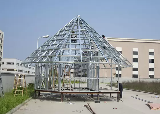 Light Steel Frame Wooden Home Beach Bungalows With Shower , Kitchen