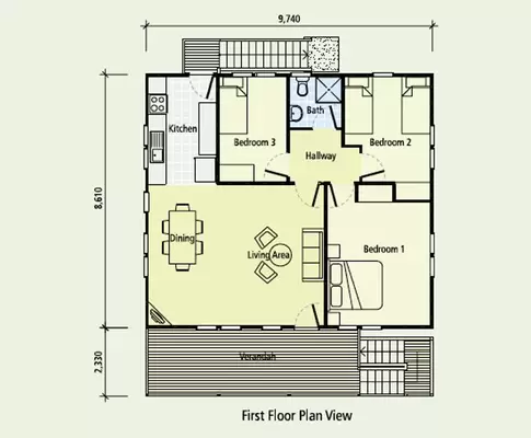 Light Prefab Steel House Good Earthquake Proof Prefab Metal Buildings，Beach Bungalows