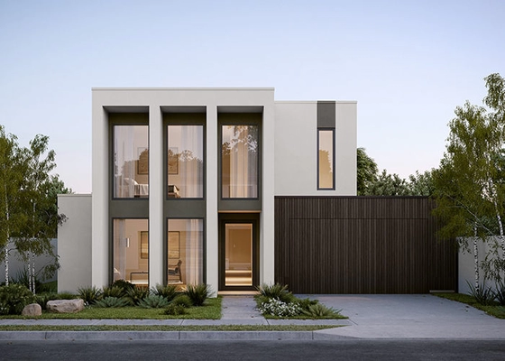 AS / NZS / USA STANDARD Light Steel Structure Prefabricated Luxury Single Family Homes