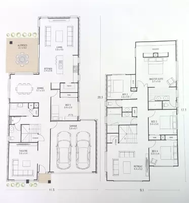 Luxury Light  Steel Structure Prefab Villa Aluminum Alloy Window Modern Modular Homes