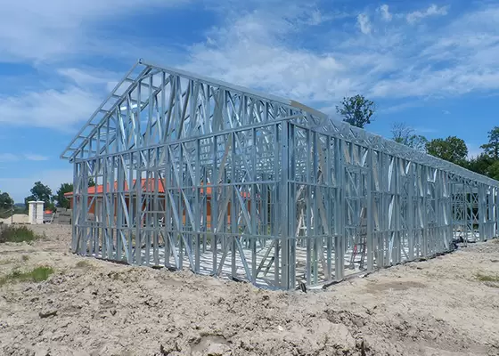 Classic Light Gauge Steel Residence Duplex Villa 2 Stories Chinese Style Design Homes