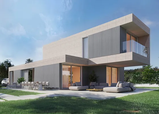 Premium Light Steel Frame China Prefabricated House Villas Modular Houses Kits